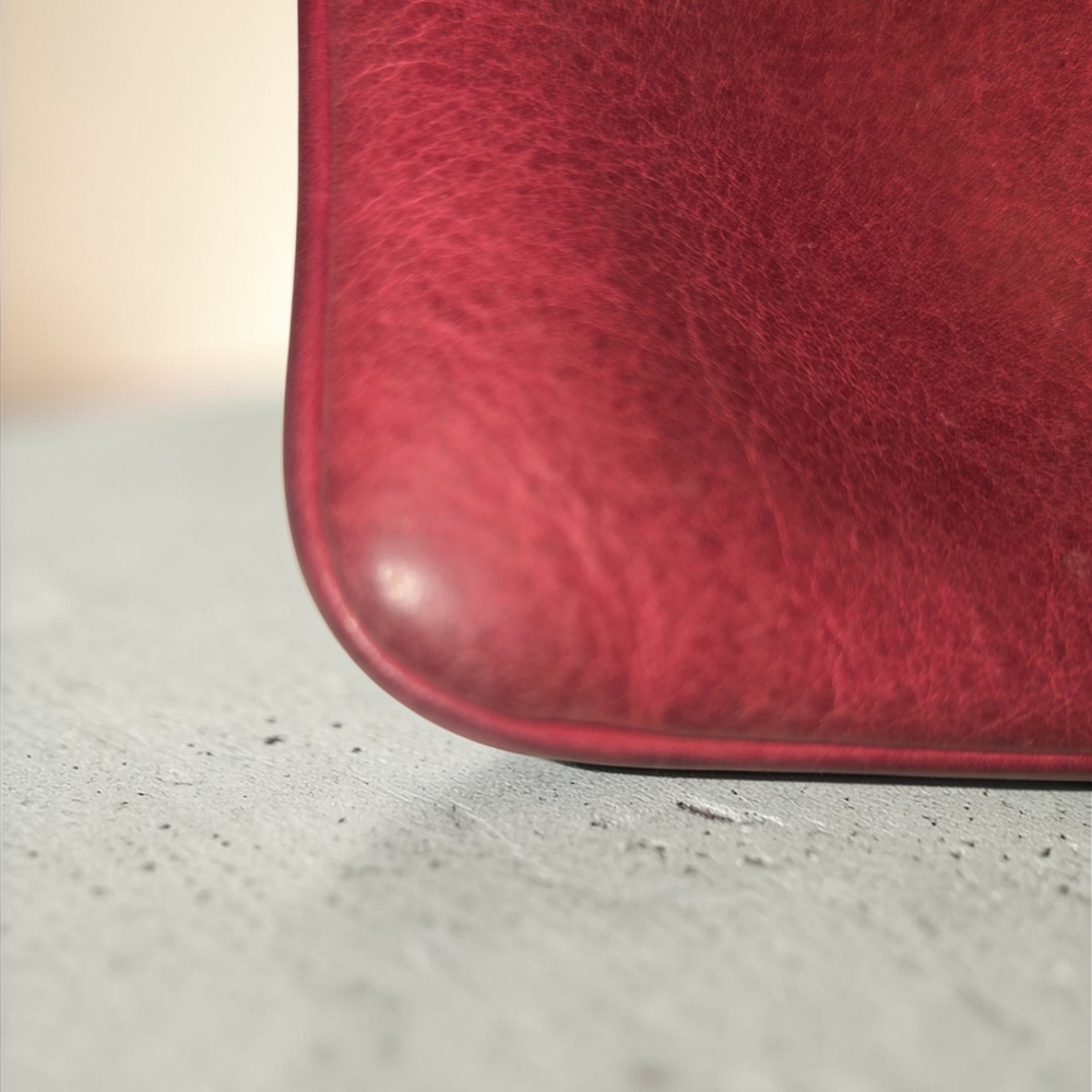 Coach Burgundy Leather Wristlet - Picture 3 of 11